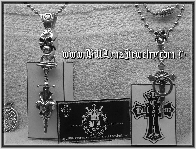 Bill Lenz Tattoo Jewelry Custom Pendants