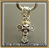 Crowned Skull Cross Pendant