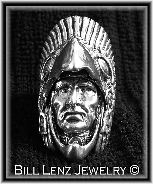 Aztek Warrior Priest Ring