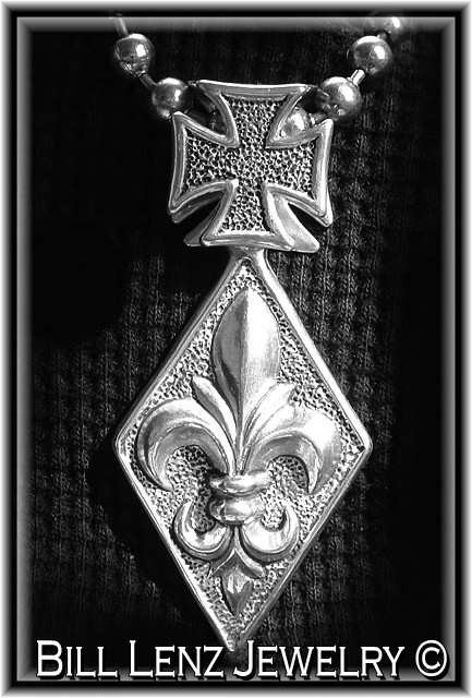 'Maltese Cross Chopper' Necklace