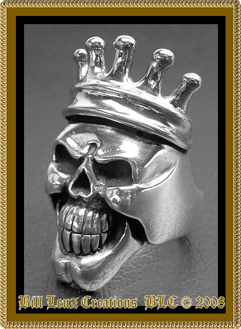 Silver Skull King Crown