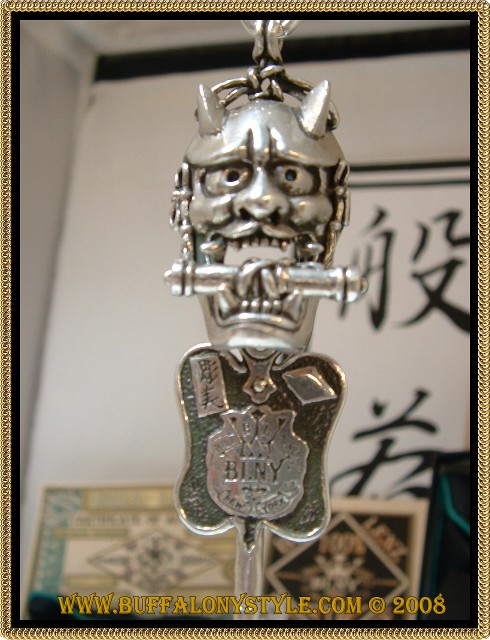 Hannya Mask Pendant, Toggle, Link