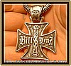 Maltese Cross Pendant Backside Crests