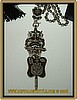 Hannya Mask Pendant w/ Gunpai War Fan Toggle