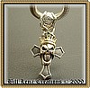 Crowned Skull Cross Pendant